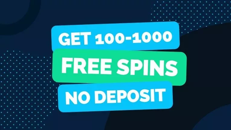 Illustration of 100 to 1000 range of free spins no deposit in NJ